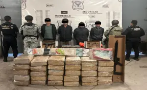 En distintos operativos en Tijuana, Gabinete de Seguridad decomisa 106 mdp en costo de droga