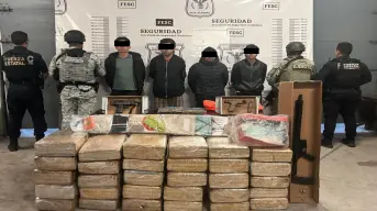 En distintos operativos en Tijuana, Gabinete de Seguridad decomisa 106 mdp en costo de droga
