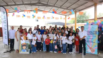 Niñas y niños celebran fin del taller “Ukecuentos” con canciones y cuentos en Culiacán