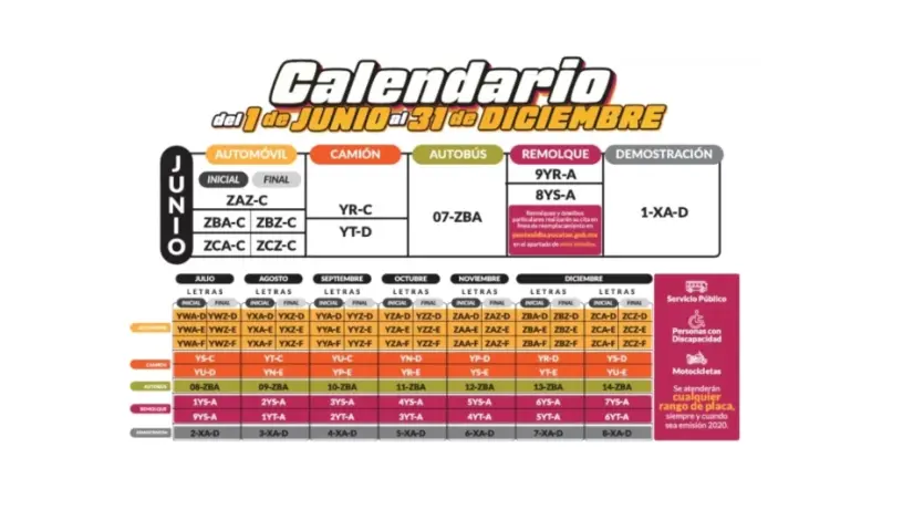 Calendario de reemplacamiento en Yucatán 2025 Fechas oficiales. Foto: Gob. de Yucatán