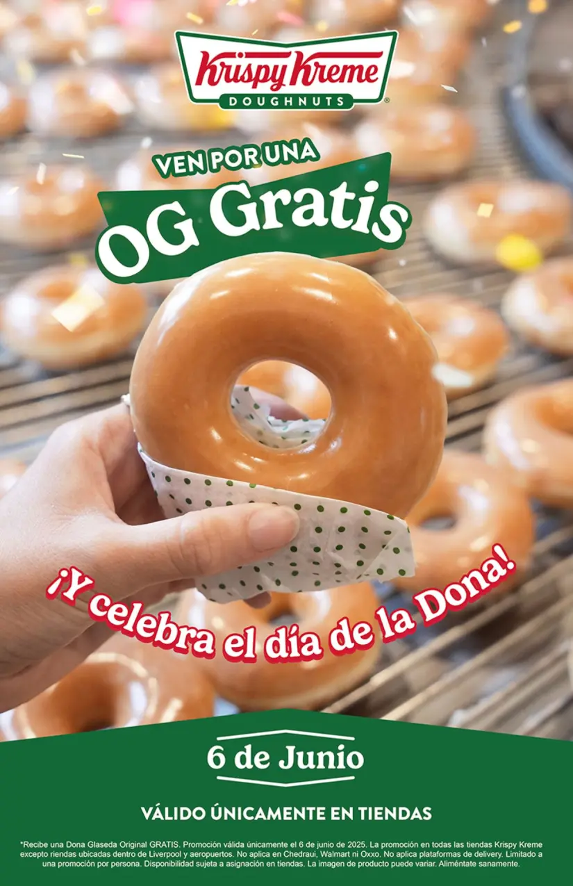 Dónde van a regalar donas por el Día de la Dona. Foto: Cortesía