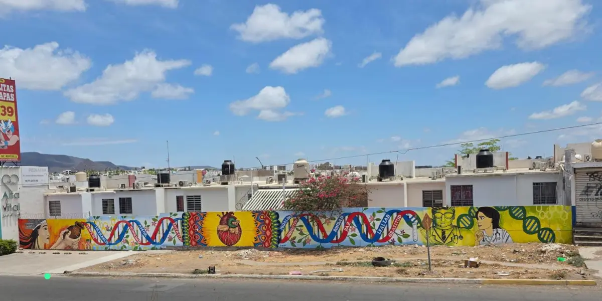 El mural La paz empieza en el corazón de las personas, guarda un mensaje profundo que va directo al alma.