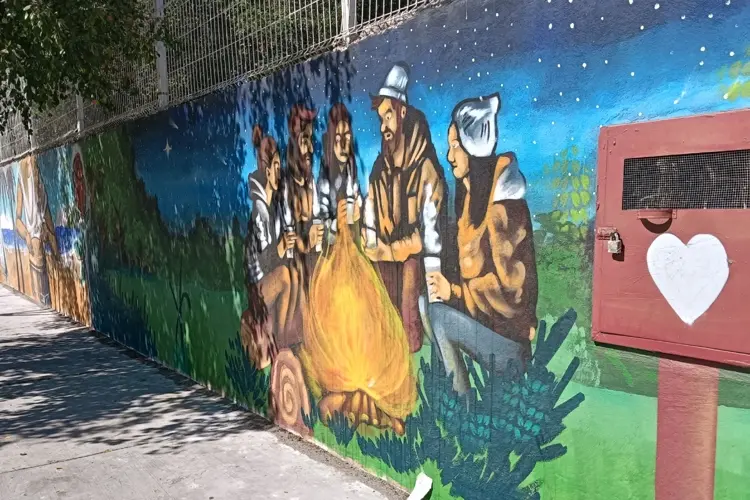 Colores que transforman: estudiantes pintan Murales de Paz en la secundaria Reynaldo Patrón Ortega