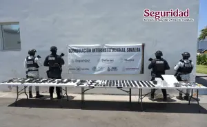 Acciones de seguridad coordinadas debilitan estructuras criminales en Sinaloa