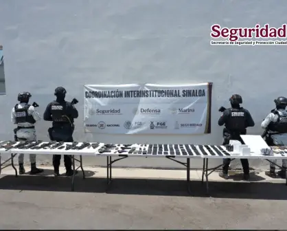 Acciones de seguridad coordinadas debilitan estructuras criminales en Sinaloa