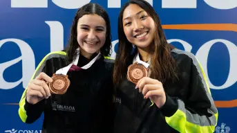 Bryan, Mía y Paloma de Sinaloa ganan tres medallas de bronce en natación CONADE 2025