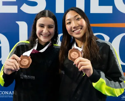 Bryan, Mía y Paloma de Sinaloa ganan tres medallas de bronce en natación CONADE 2025