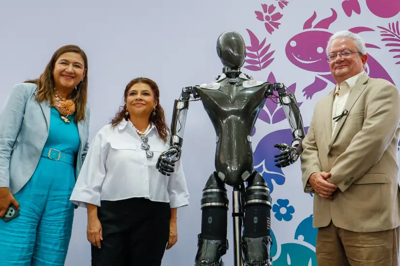 Clara Brugada da inicio a construcción de la Utopía Ceylán De entre las actividades destaca la escuela de robótica. Foto: Gob. de CDMX