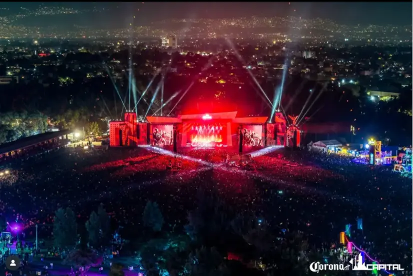 Corona Capital 2024. Foto: Instagram @coronacapital Corona Capital 2024. Foto: Instagram @coronacapital.