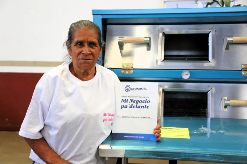 Entrega del apoyo Mi Negocio Pa’ delante en Guanajuato Entrega del apoyo Mi Negocio Pa’ delante en Guanajuato. Foto: Cortesía