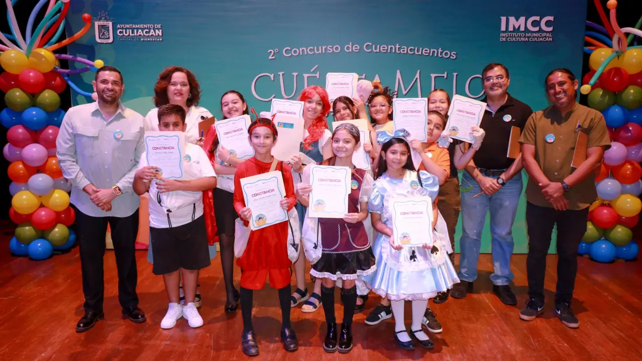 Con talento, imaginación y mucho corazón, se vivió la semifinal del 2º Concurso de Cuentacuentos “Cuéntamelo otra vez” en Culiacán. Foto: IMCC