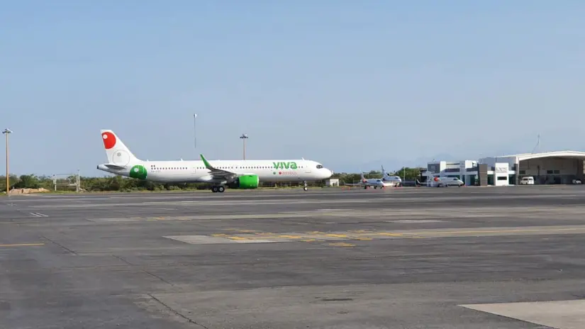 imagen recuadro A lo largo de los cuatros meses en 2025 la compañía a trasportado más de un millón de pasajeros y se espera que con esta ruta se incremento más Foto: Viva Aerbús