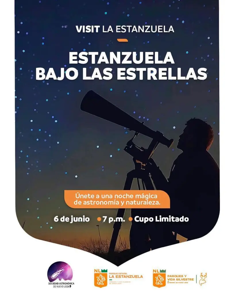 Evento “Estanzuela Bajo las Estrellas”. Foto: Sociedad Astronómica de Nuevo León 
