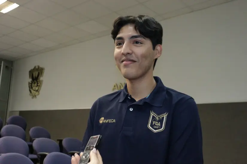 Tras el gran triunfo de la máxima casa de estudios, los alumnos ganadores expresaron su sentir. Foto: Cortesía.