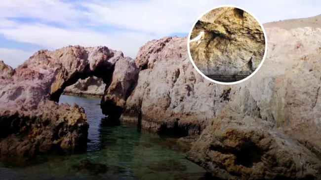 Descubre el origen de tras de los majestuosos arcos de Playa Arquitos en Isla Marcos Foto: Senderismo kids Aventuras, con Paulina (Facebook) / mindtrip