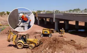 Puente Santa Fe, será descongestionador del tráfico en Culiacán; ya casi está listo
