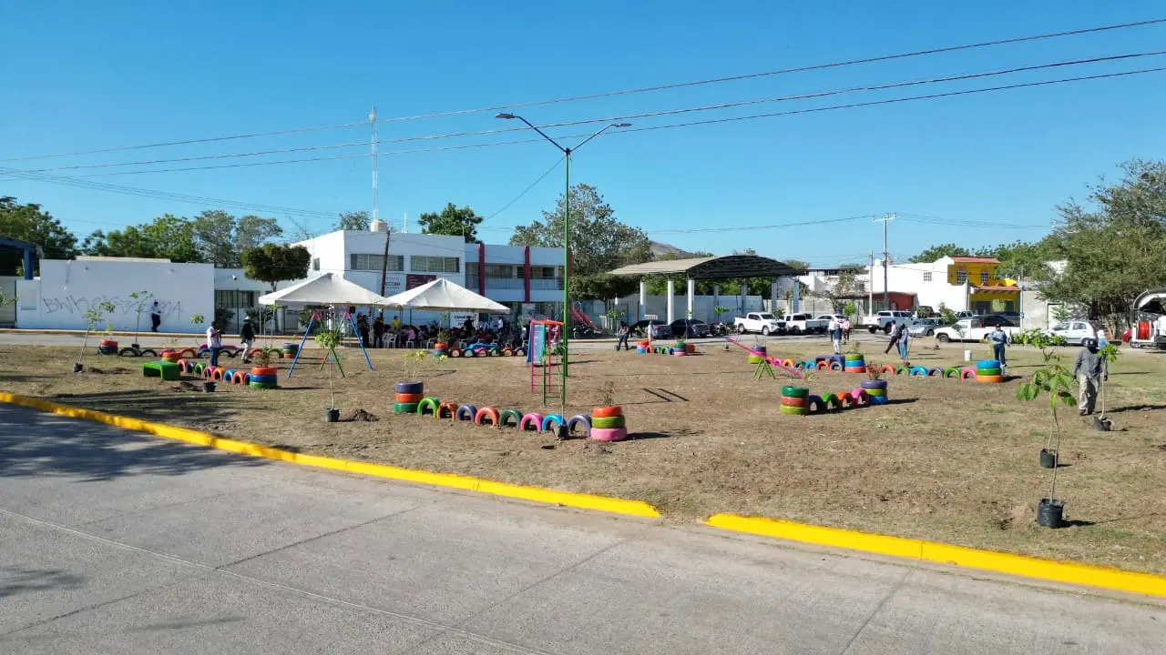 ¡Qué Bonito Mazatlán!, llega a la colonia Genera Estrada con un nuevo espacio recreativo. Foto: Cortesía.