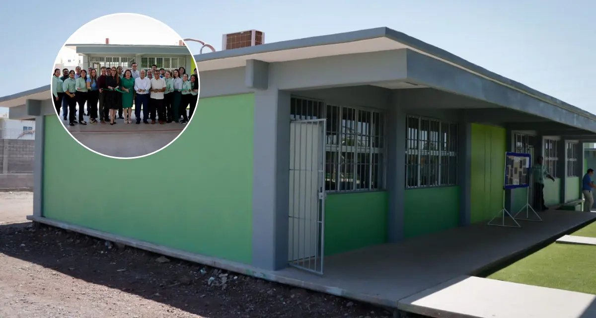 COBAES de La Conquista, en Culiacán mejora instalaciones. Foto: Cortesía.