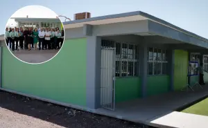 El plantel Cobaes 130  de La Conquista, en Culiacán, estrena cancha y oficinas administrativas 