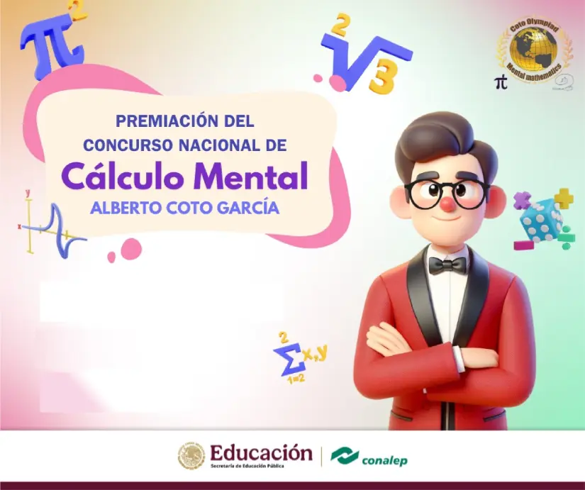 Concurso de Cálculo Mental de CONALEP Concurso de Cálculo Mental de CONALEP. Foto: Cortesía