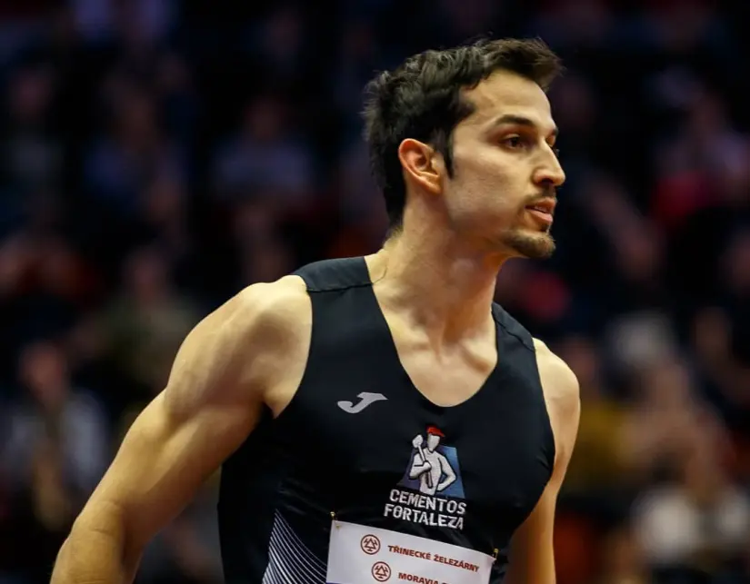 Edgar Rivera se corona en el Korzo Jump 2025 de Croacia El atleta se encuentra preparándose para el Mundial 2025. Foto: Cortesía