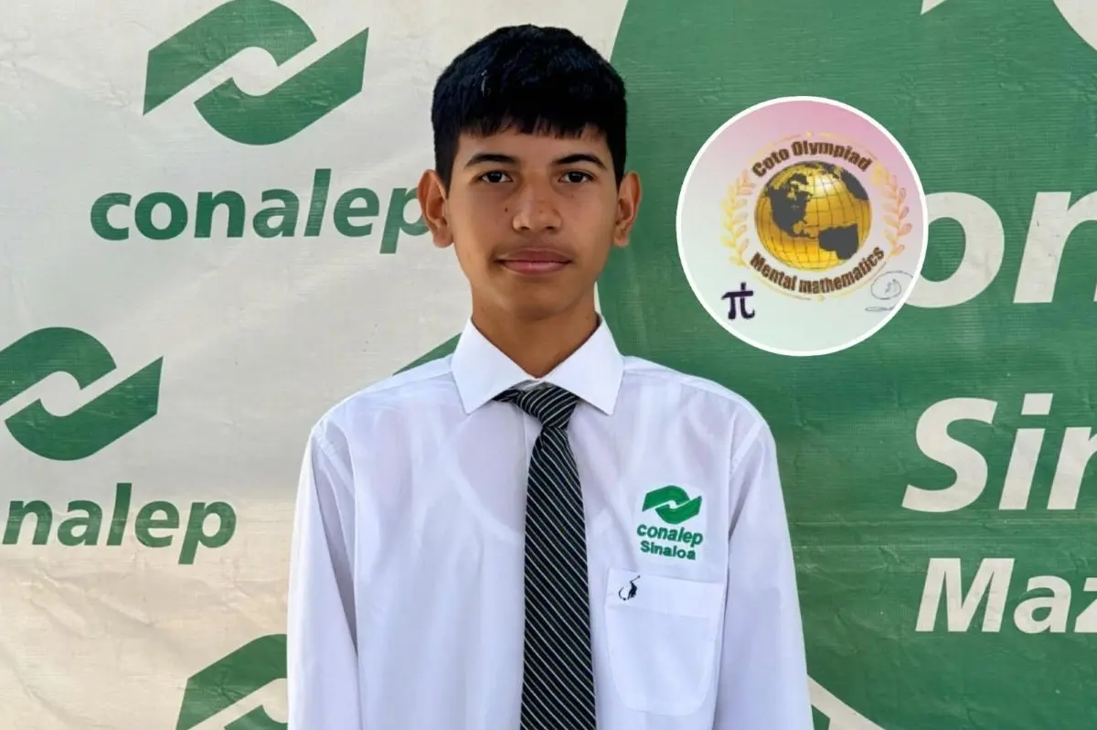 Jesús Fernando Anguiano fue el mejor de la competencia de Cálculo Mental. Foto: Cortesía