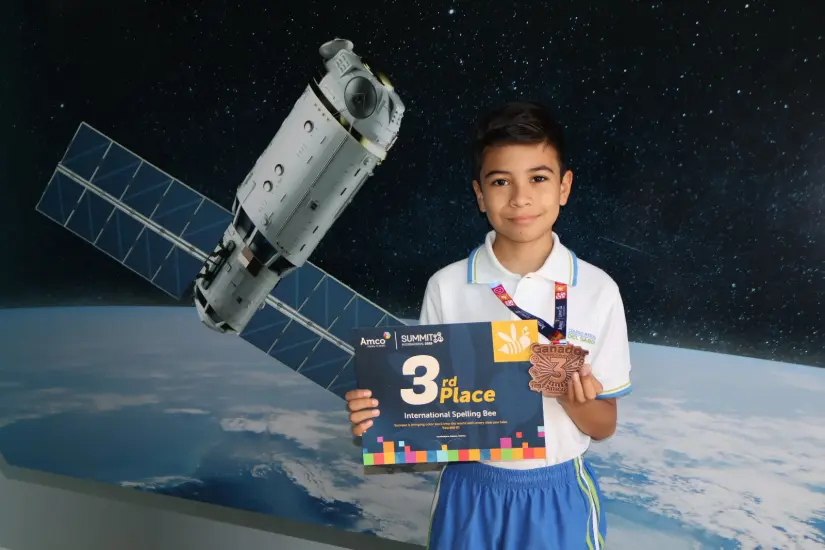 Los niños culichis Nelson André y Mateo Sebastián logran primeros lugares en concurso internacional de Spelling Bee en Guadalajara Nelson André narró que estos eventos son divertidos. Foto: TBN