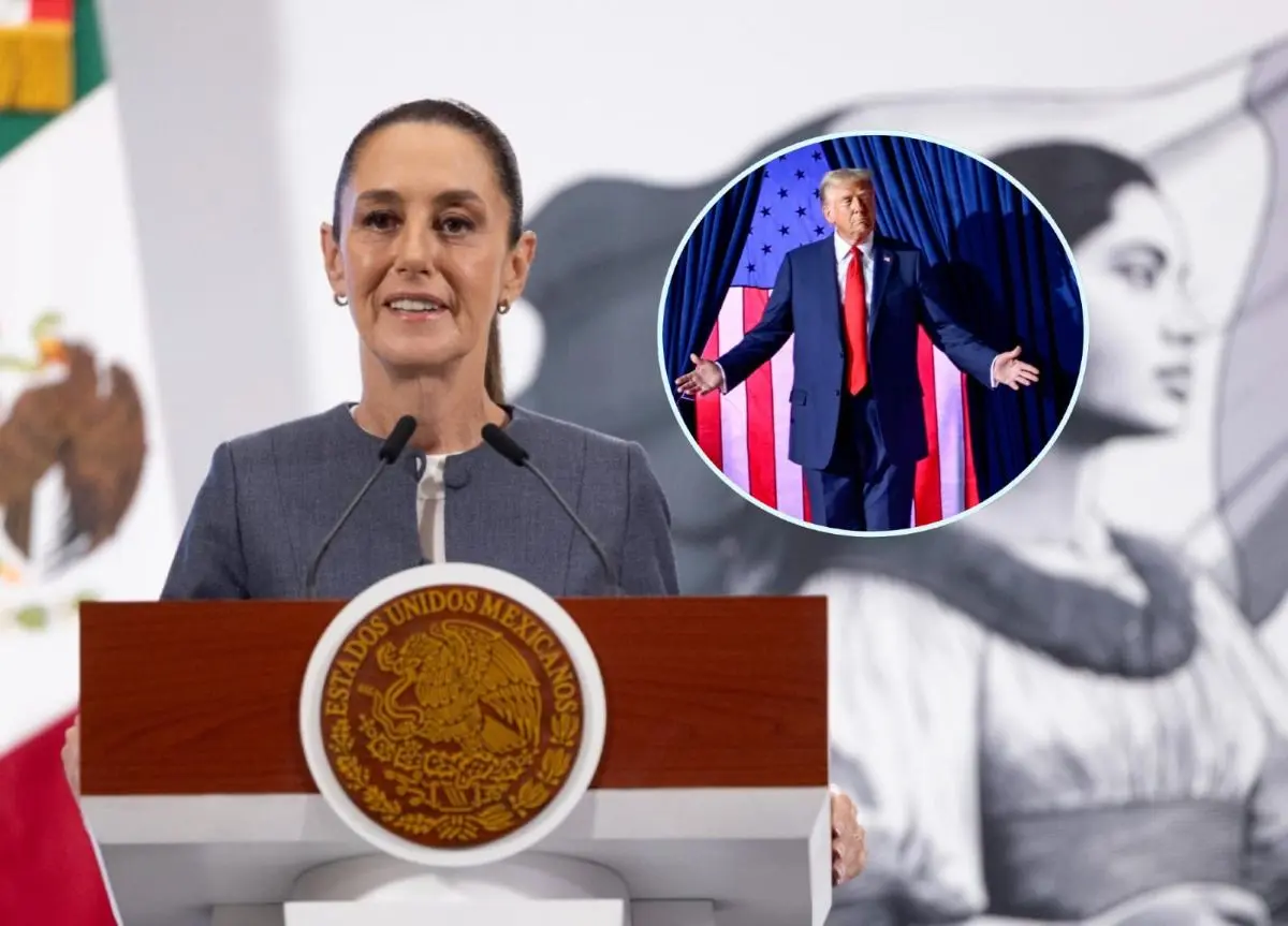 Claudia Sheinbaum habla de la lucha contra el tráfico de fentanilo hacia Estados Unidos. Foto: Cortesía