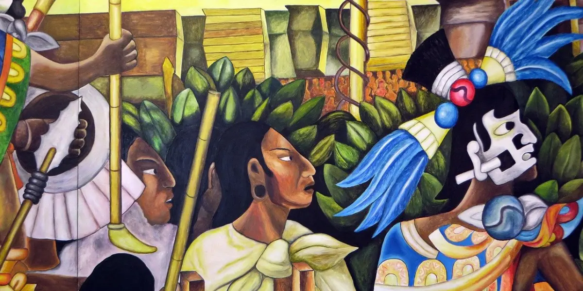 Mural tradicional en Puebla. Foto. Pixabay.