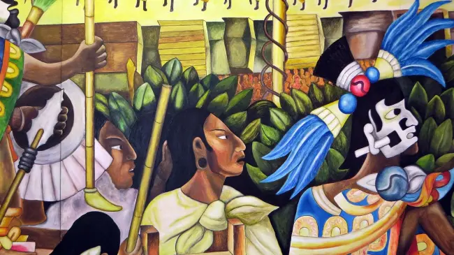 Mural tradicional en Puebla. Foto. Pixabay.