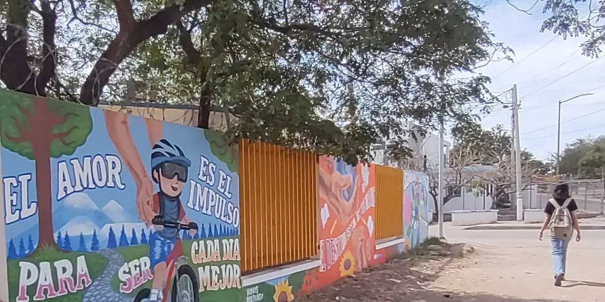 Mensajes que abrazan: así florece la paz en escuela primaria que se ubica al sur de Culiacán. Foto: Juan Madrigal