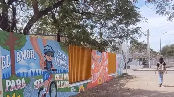 Murales que inspiran: mensajes de paz, amor y esperanza en primarias de la colonia 8 de Febrero en Culiacán
