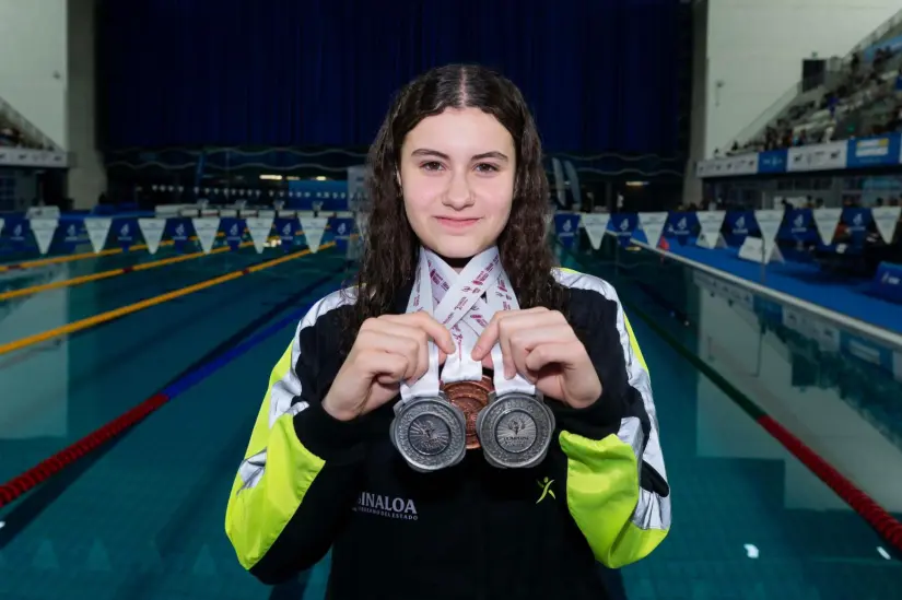 Paloma Luna dio a Sinaloa otra medalla. Foto: Cortesía Paloma Luna dio a Sinaloa otra medalla. Foto: Cortesía