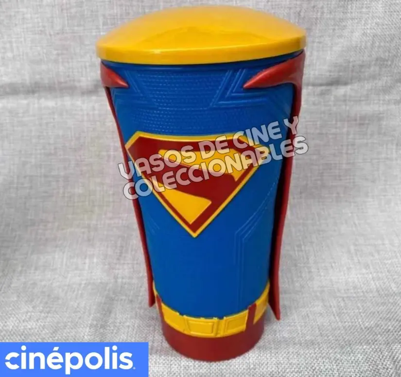 Cinépolis tendrá vaso de Superman. Fotp: Vasos de Cine y C. Cinépolis tendrá vaso de Superman. Fotp: Vasos de Cine y C.