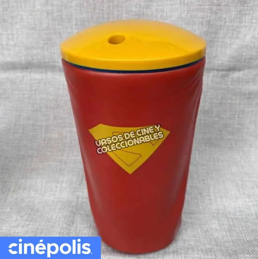 Cuánto cuesta el vaso de Superman en Cinépolis Cuánto cuesta el vaso de Superman en Cinépolis. Foto: Vasos de Cine y Coleccionables