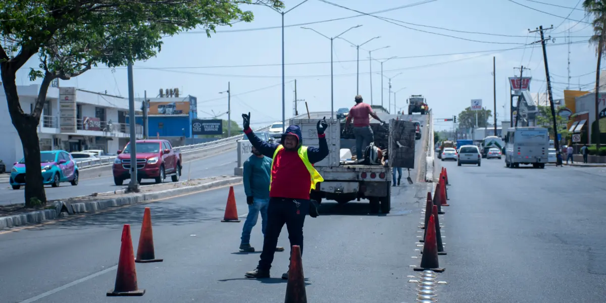 Mejorar la ciudad, una vialidad a la vez: Culiacán avanza con obras de mantenimiento y rehabilitación. Foto: Ayuntamiento de Culiacán