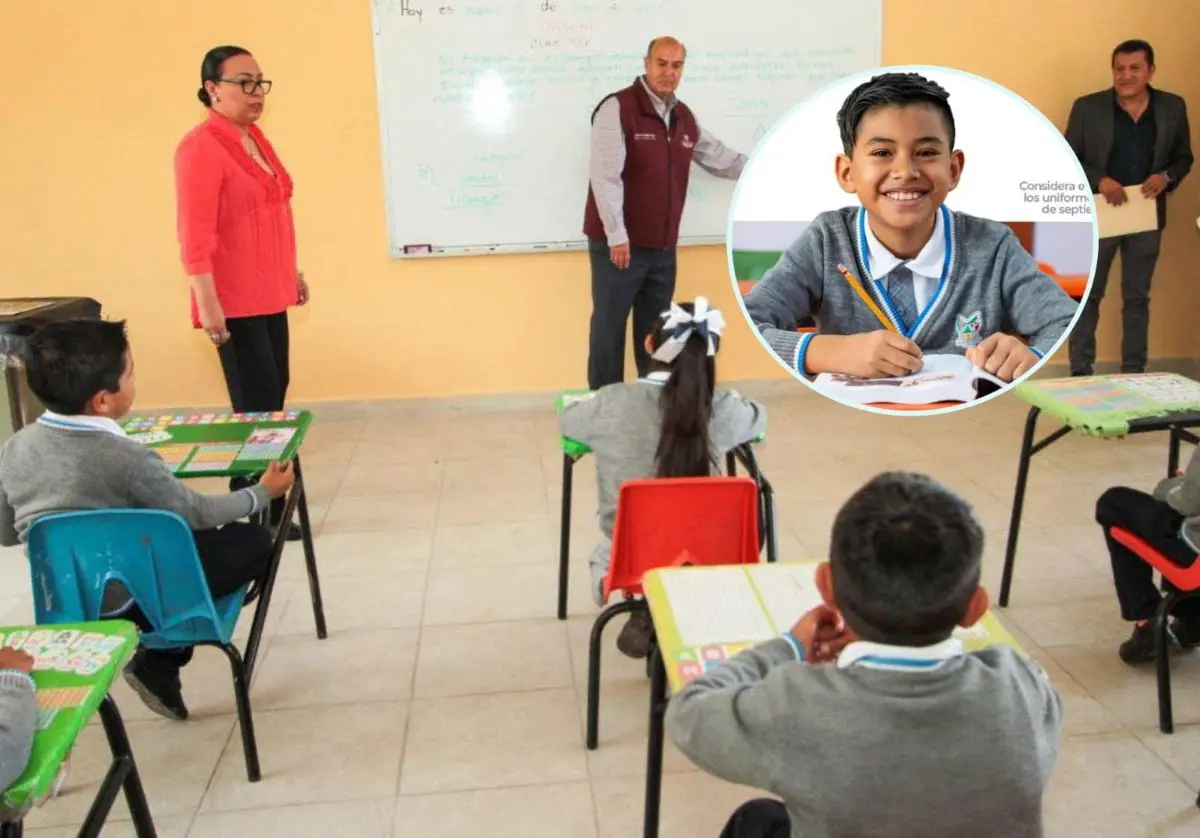 Registro en línea para primaria para los uniformes escolares en Hidalgo. Foto: Cortesía
