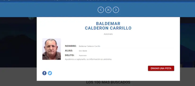 Baldemar Calderón Carrillo. Foto: Captura de pantalla Baldemar Calderón Carrillo. Foto: Captura de pantalla