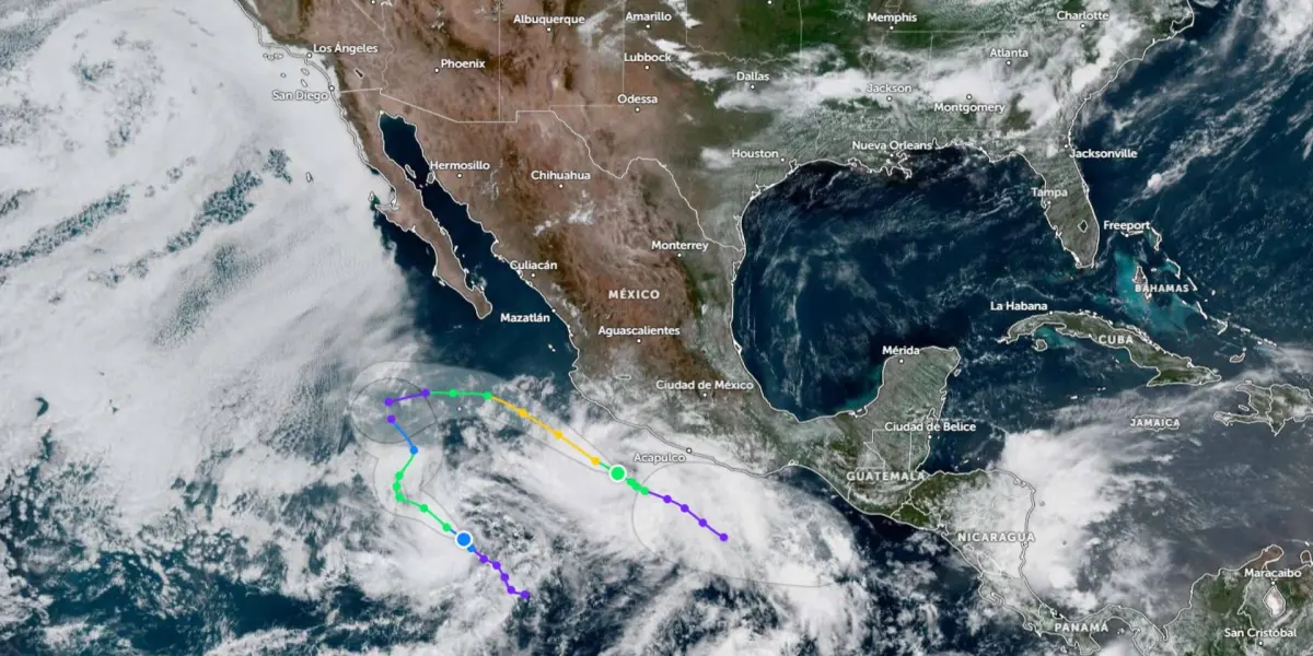 Conoce la trayectoria del huracán Barbara. Foto: NOAA