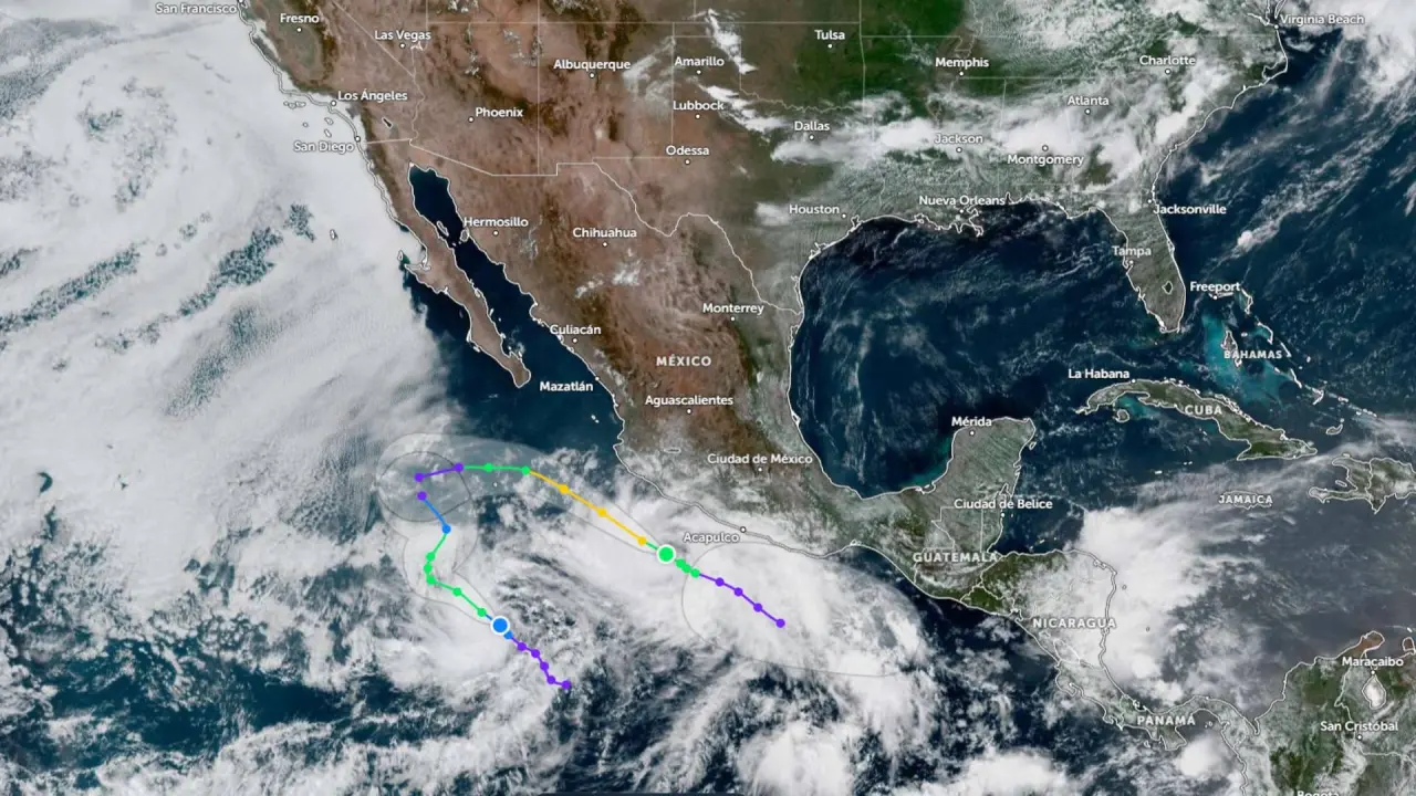Conoce la trayectoria del huracán Barbara. Foto: NOAA