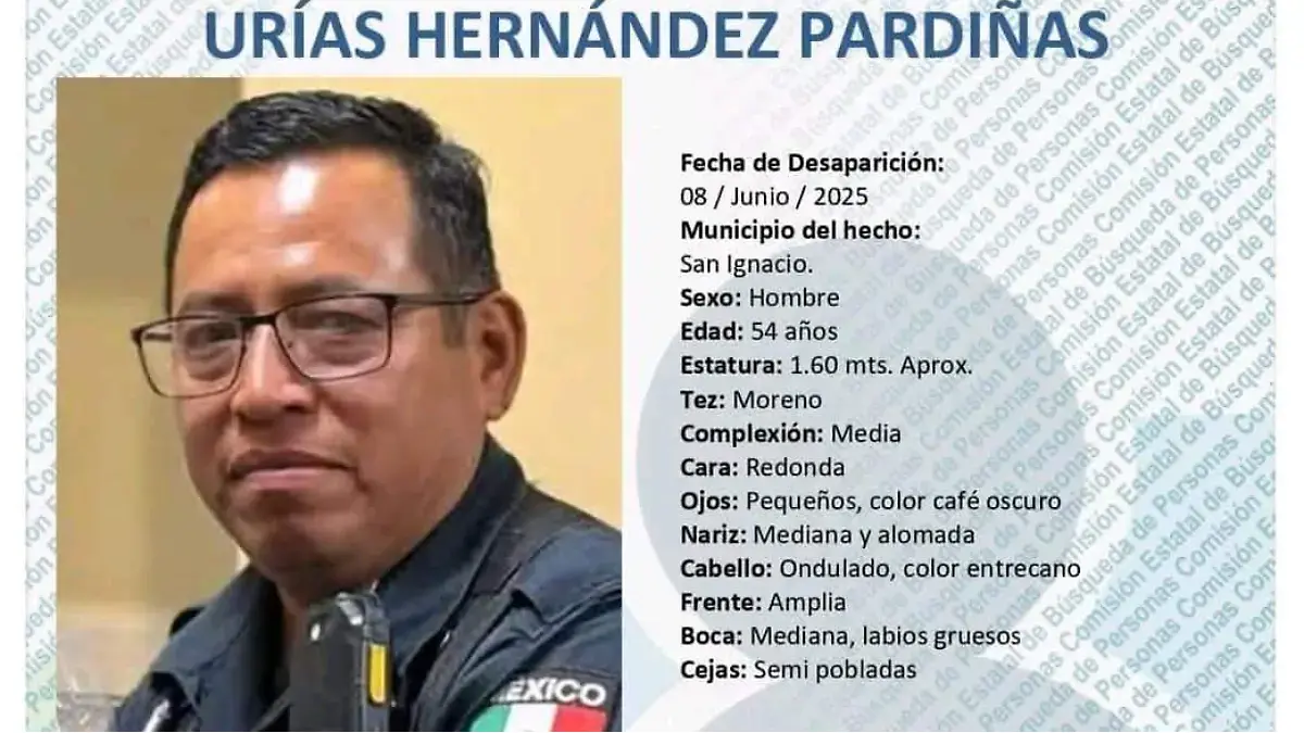Las autoridades publicaron su ficha de búsqueda. Foto: Comisión Estatal de Búsqueda de Personas