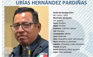 Reportan desaparición de Urías Hernández, subdirector operativo de San Ignacio