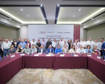 Instala Gobierno de Sinaloa y Secretaría de Economía Comité de Abasto Privado en caso de Emergencias