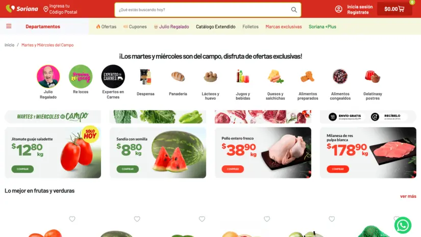 Entra a la página oficial de Soriana y aprovecha sus ofertas. Foto: captura de pantalla Entra a la página oficial de Soriana y aprovecha sus ofertas. Foto: captura de pantalla.