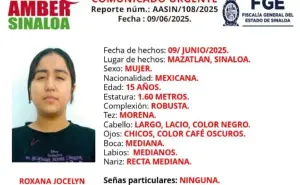 Alerta Amber en Mazatlán por la desaparición de la menor Roxana Jocelyn 