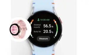 Smartwatch Samsung Galaxy Watch FE, resistente a la lluvia y con pantalla de cristal de zafiro