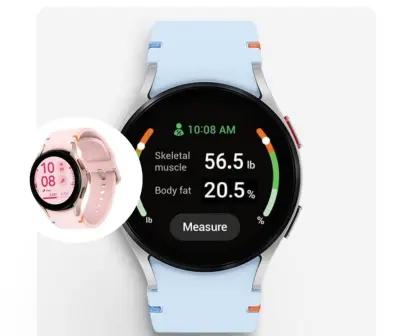 Smartwatch Samsung Galaxy Watch FE, resistente a la lluvia y con pantalla de cristal de zafiro