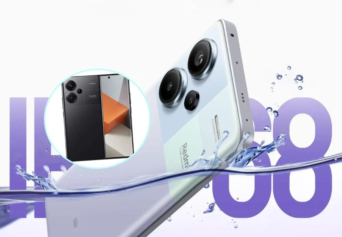 Uno de los celulares de Xiaomi resistente al agua. Foto: Cortesía