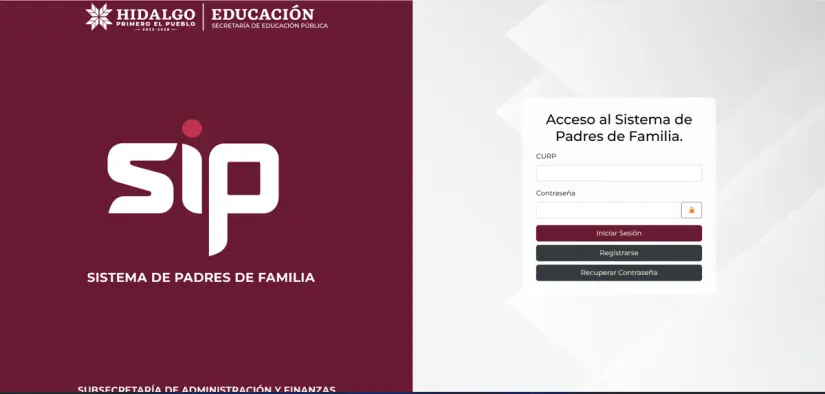 Página web disponible para realizar el registro correspondiente del Sistema de Padres de Familia. Foto: Cortesía. Página web disponible para realizar el registro correspondiente del Sistema de Padres de Familia. Foto: Cortesía.