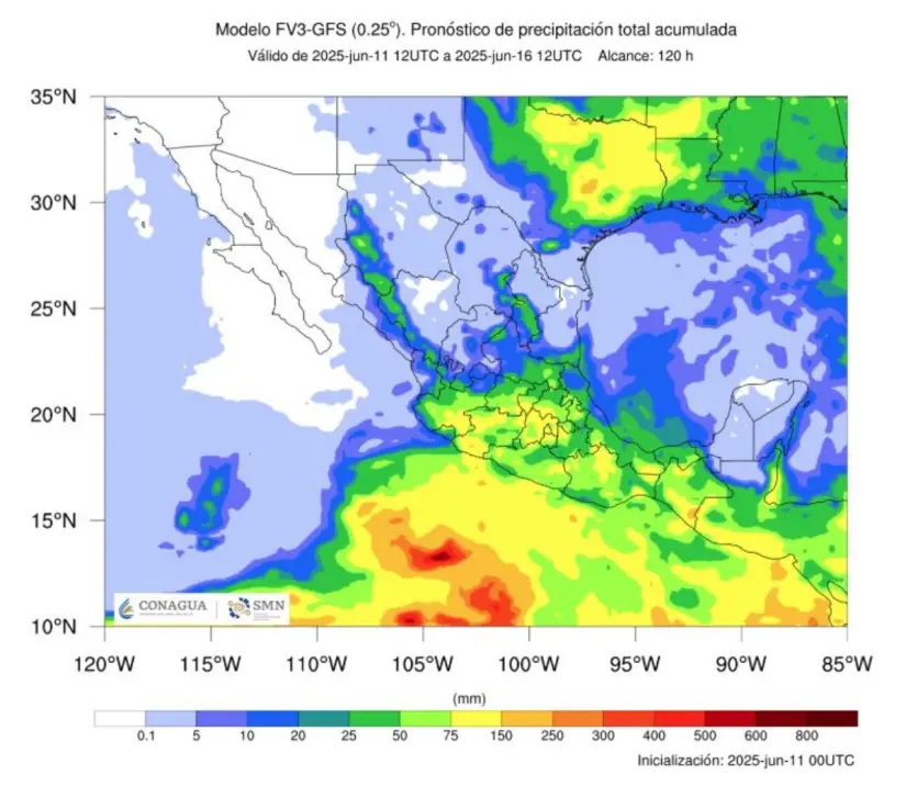 ¿Cómo estará el clima en México el Día del Padre 2025? Esto dice el pronóstico del SMN para el próximo domingo 15 de junio. Imagen: Conagua
